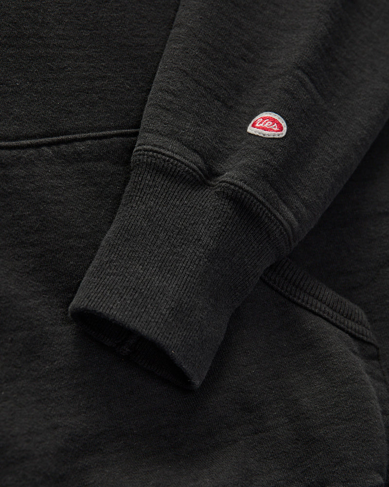 13.5oz Heavyweight Pullover Hoodie in Black