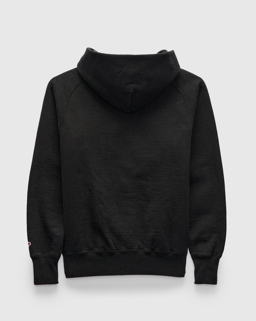 13.5oz Heavyweight Pullover Hoodie in Black