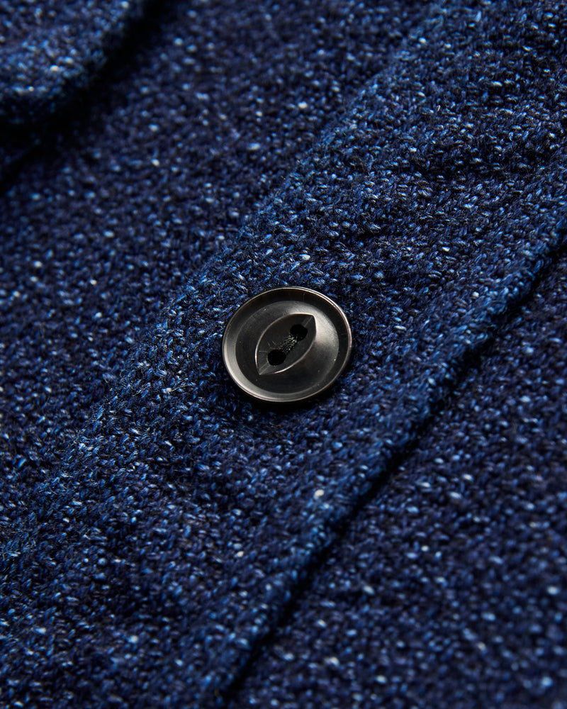 Amundsen Indigo Flannel Shirt in Indigo