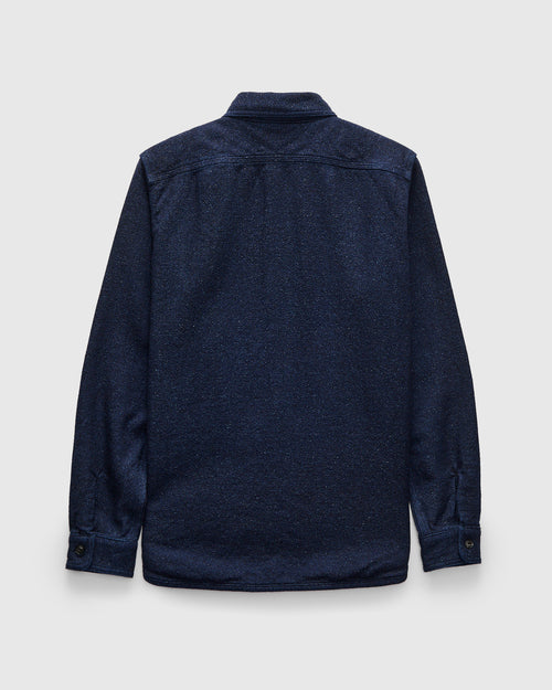 Amundsen Indigo Flannel Shirt in Indigo