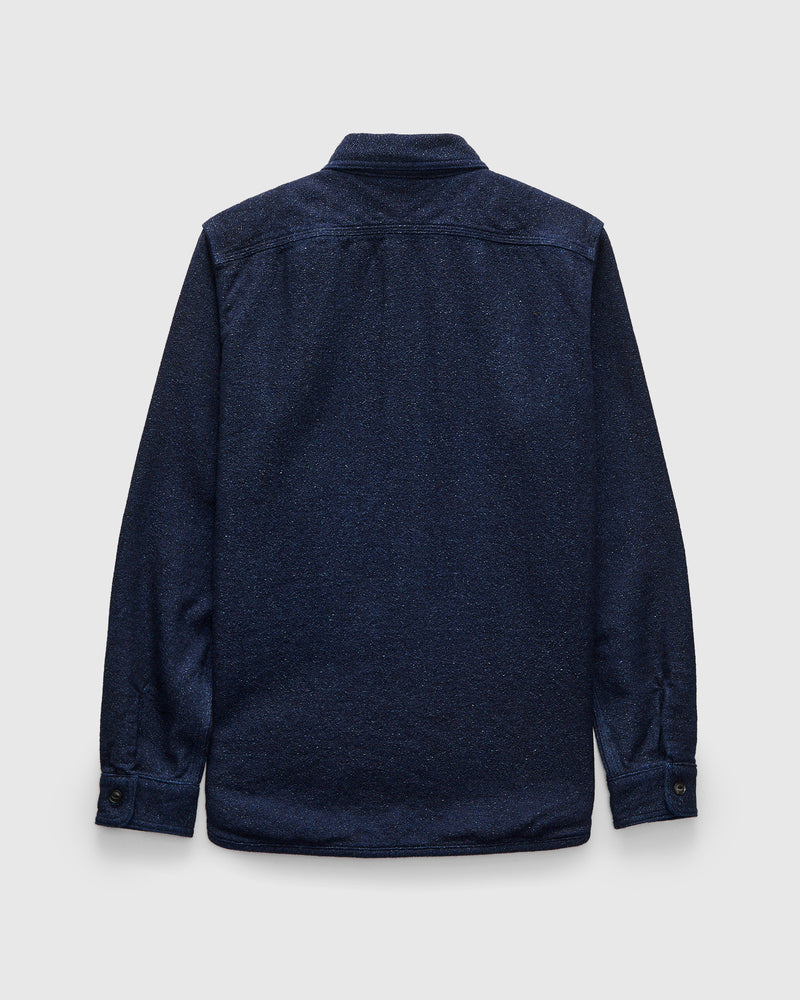 Amundsen Indigo Flannel Shirt in Indigo