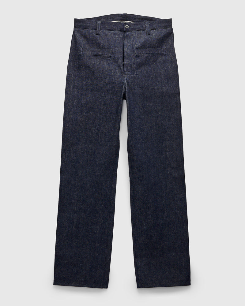 1900 Waist Overall Work Pants in Indigo Denim