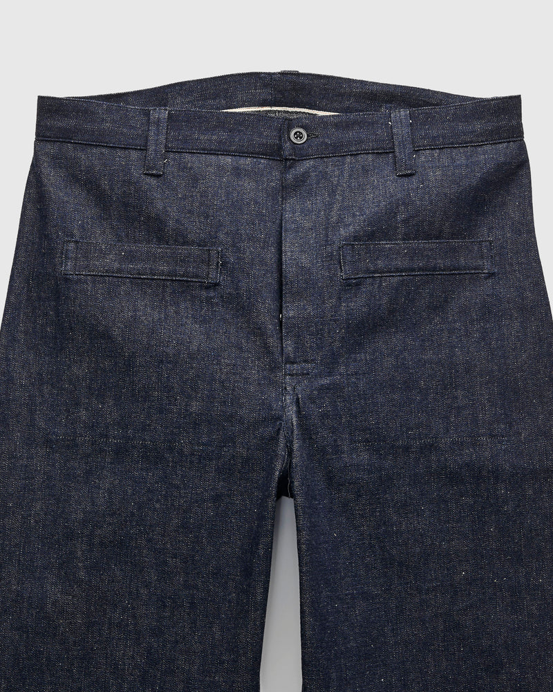 1900 Waist Overall Work Pants in Indigo Denim