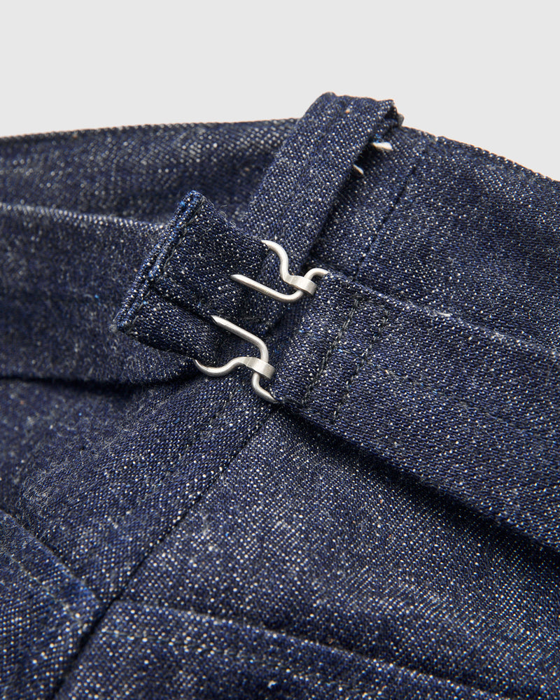 1900 Waist Overall Work Pants in Indigo Denim