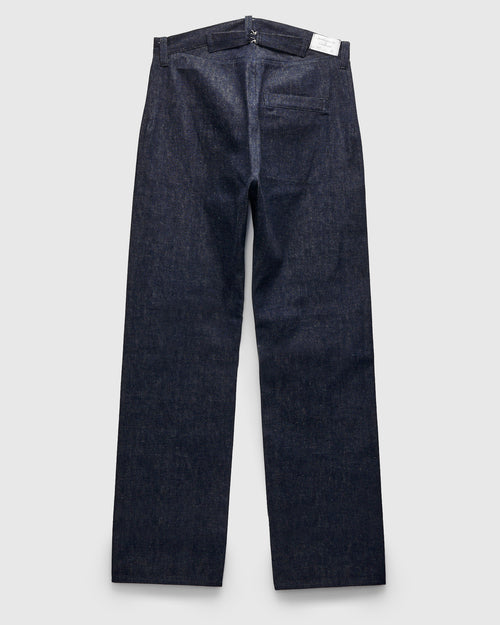 1900 Waist Overall Work Pants in Indigo Denim