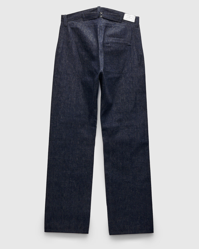 1900 Waist Overall Work Pants in Indigo Denim