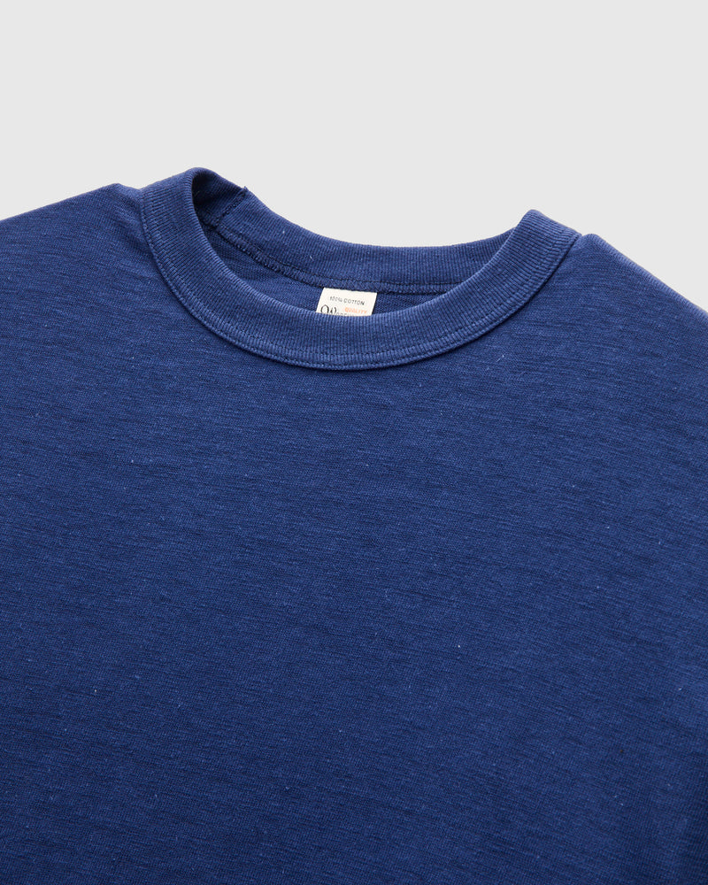 5906 Loopwheel Long Sleeve Tee in Navy