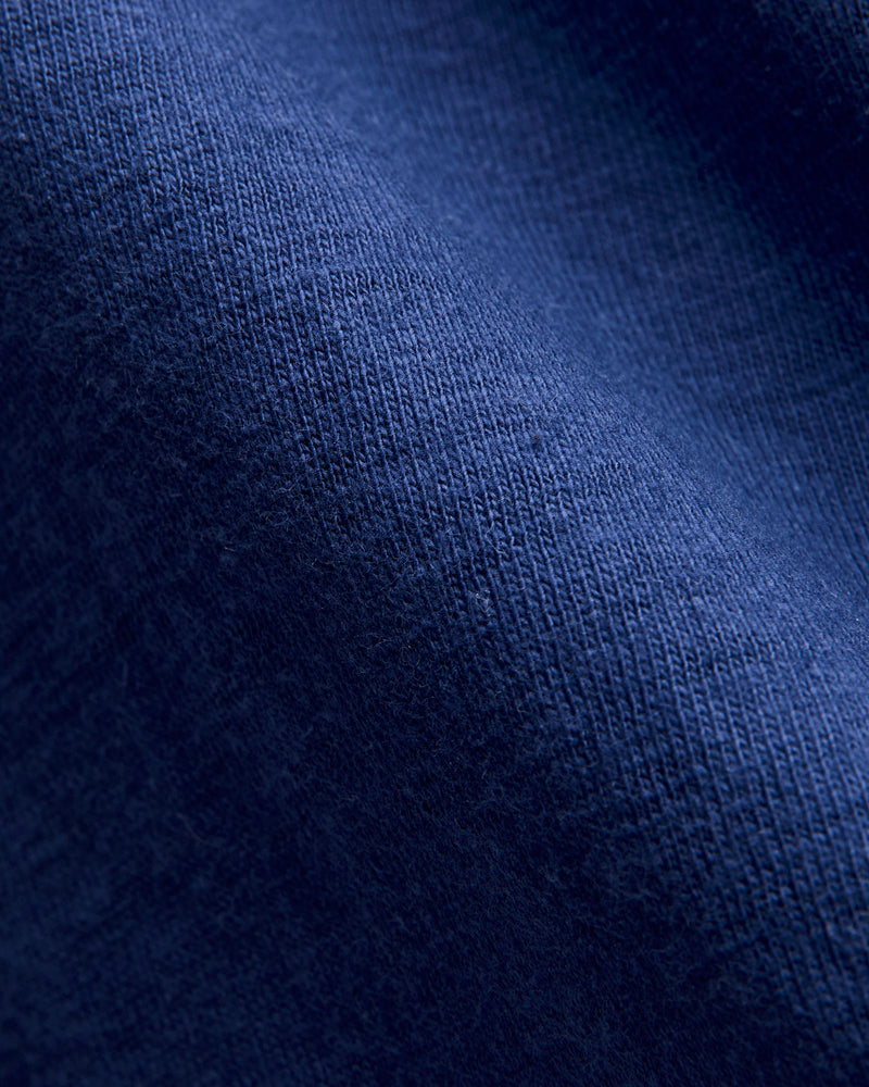 5906 Loopwheel Long Sleeve Tee in Navy