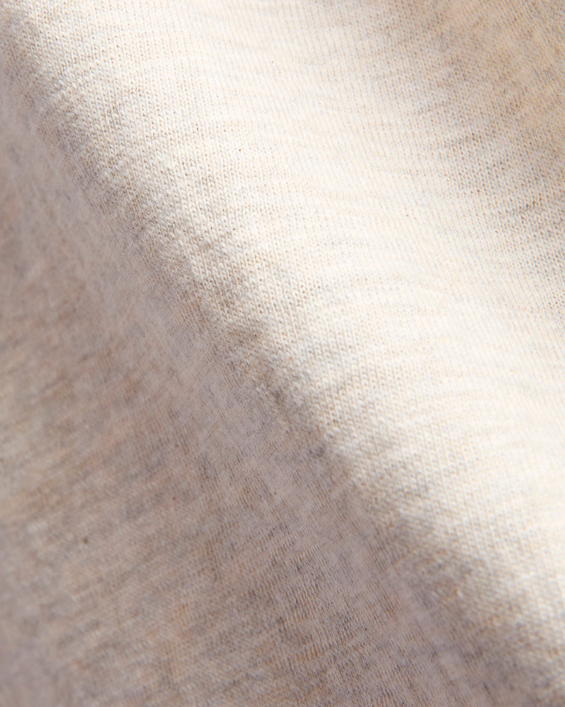 5906 Loopwheel Long Sleeve Tee in Oatmeal