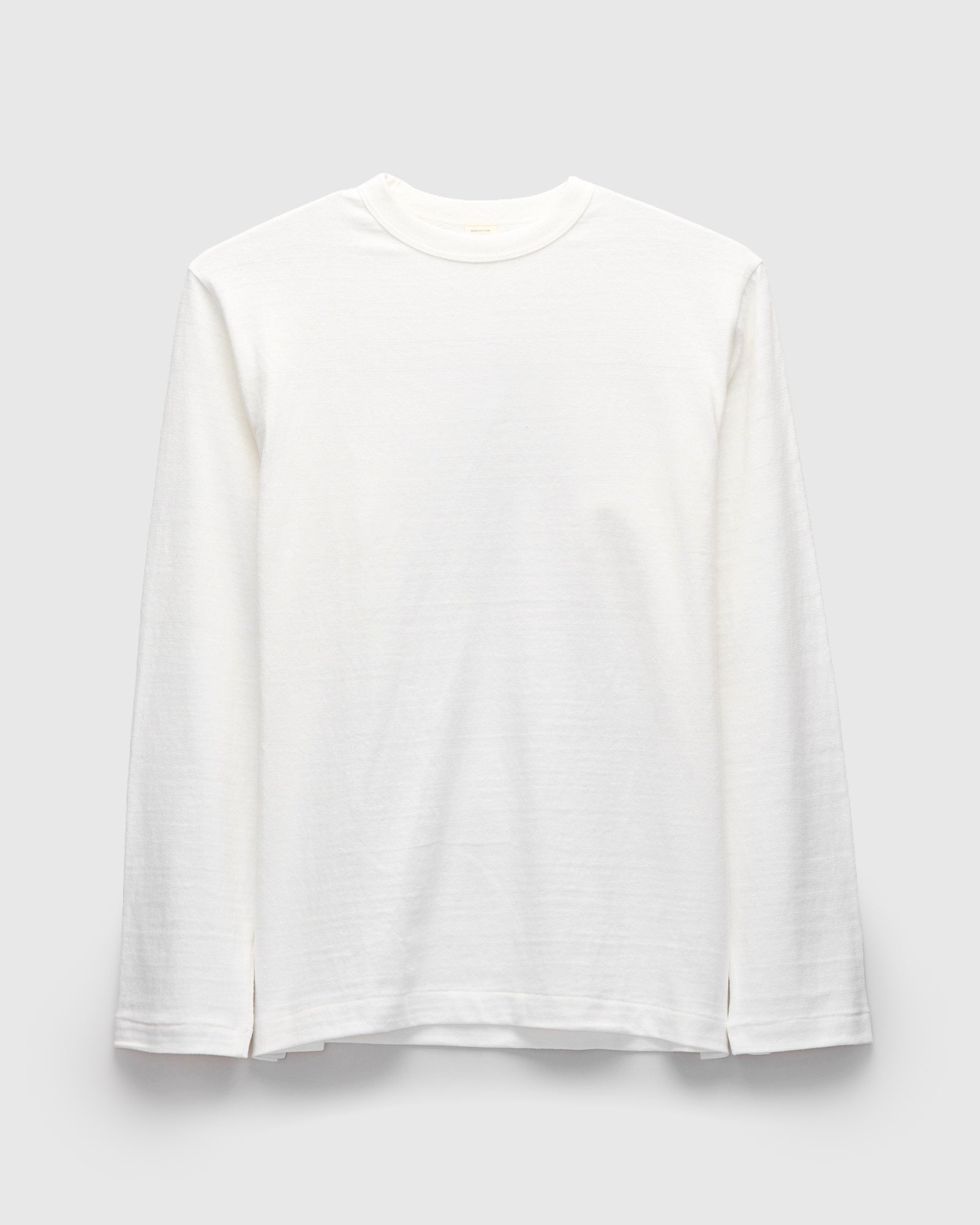 5906 Loopwheel Long Sleeve Tee in Off White – Blue Owl Workshop