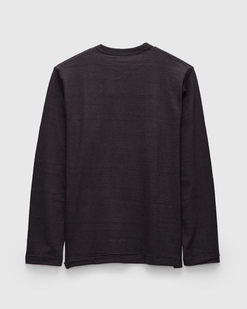 5906 Loopwheel Long Sleeve Tee in Sumikuro