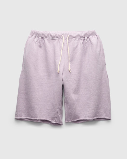 Cutoff Sweatshort in Lavender