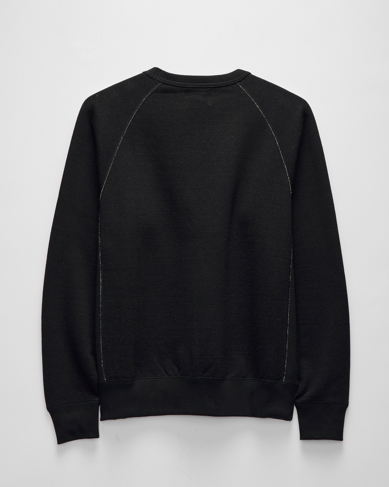 Fleeced FoxFibre® Pullover Crewneck in Black Coyote – Blue Owl