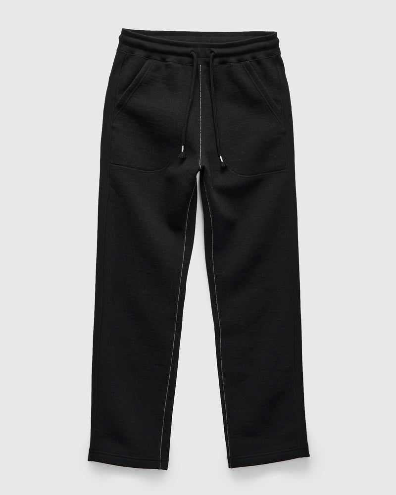 Fleeced Foxfibre® Sweatpants in Black Coyote