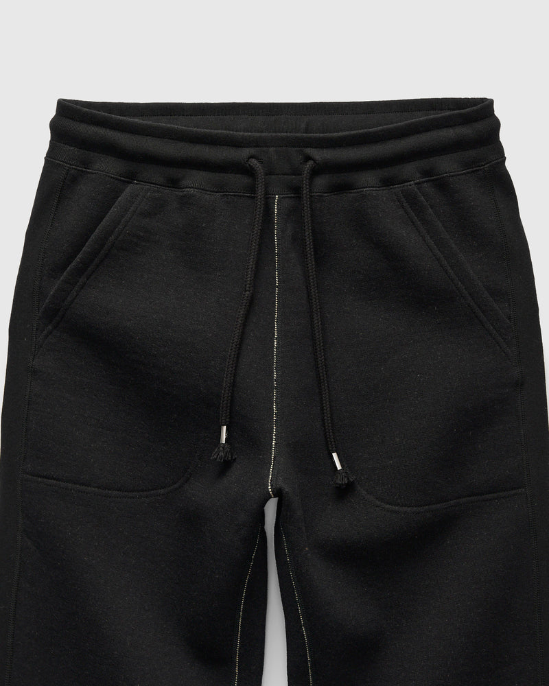Fleeced Foxfibre® Sweatpants in Black Coyote