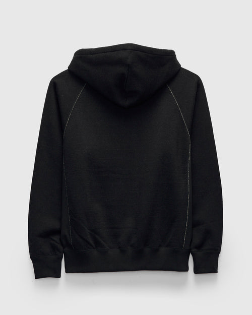 Fleeced FoxFibre® Zip Hoodie in Black Coyote