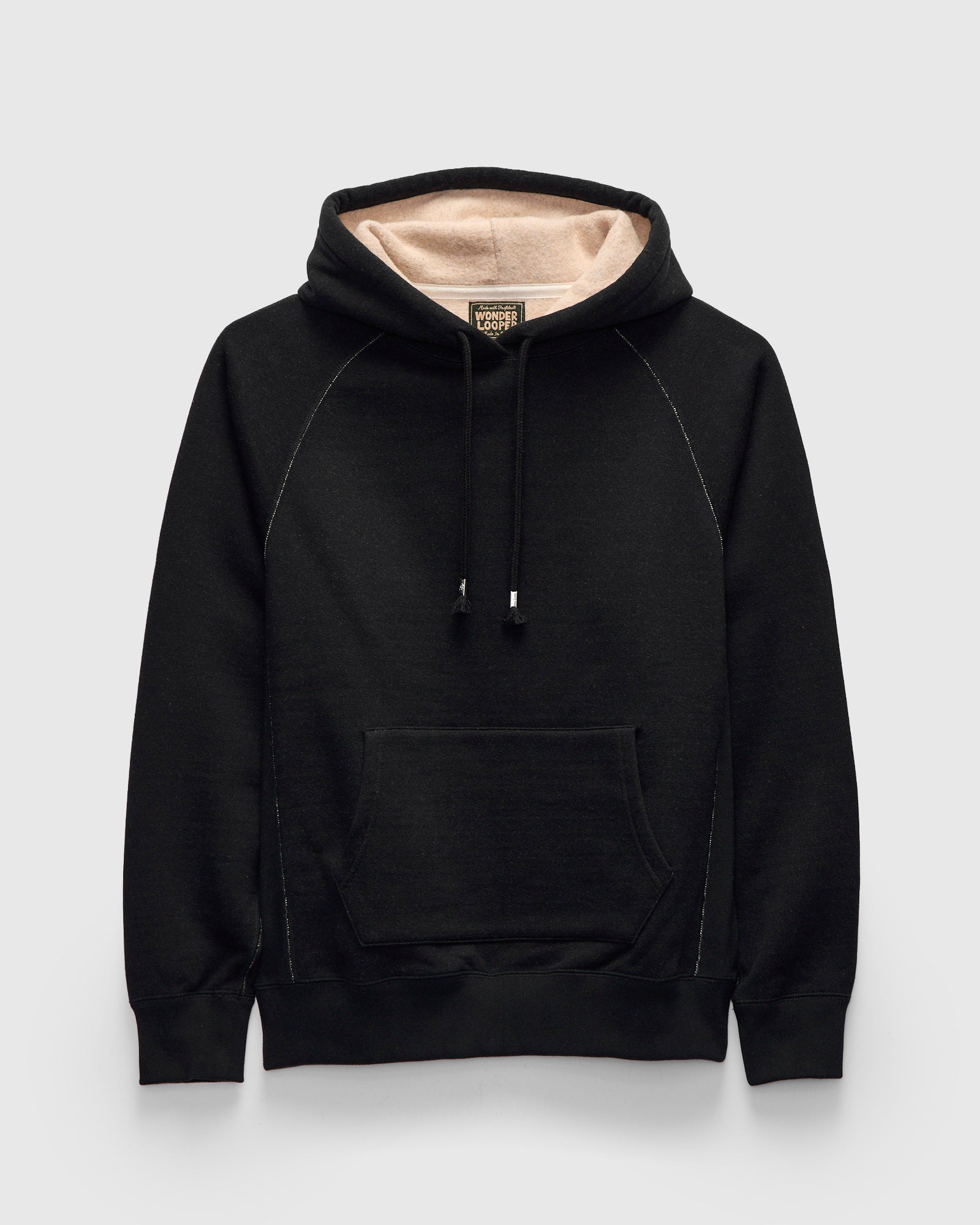 Fleeced FoxFibre® Pullover Hoodie in Black Coyote – Blue Owl Workshop