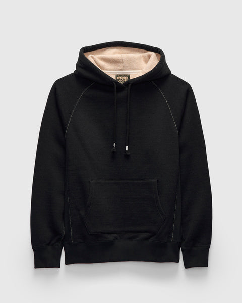 Fleeced FoxFibre® Pullover Hoodie in Black Coyote – Blue Owl Workshop