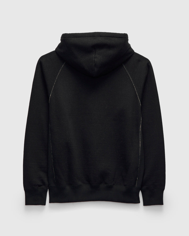 Fleeced FoxFibre® Pullover Hoodie in Black Coyote