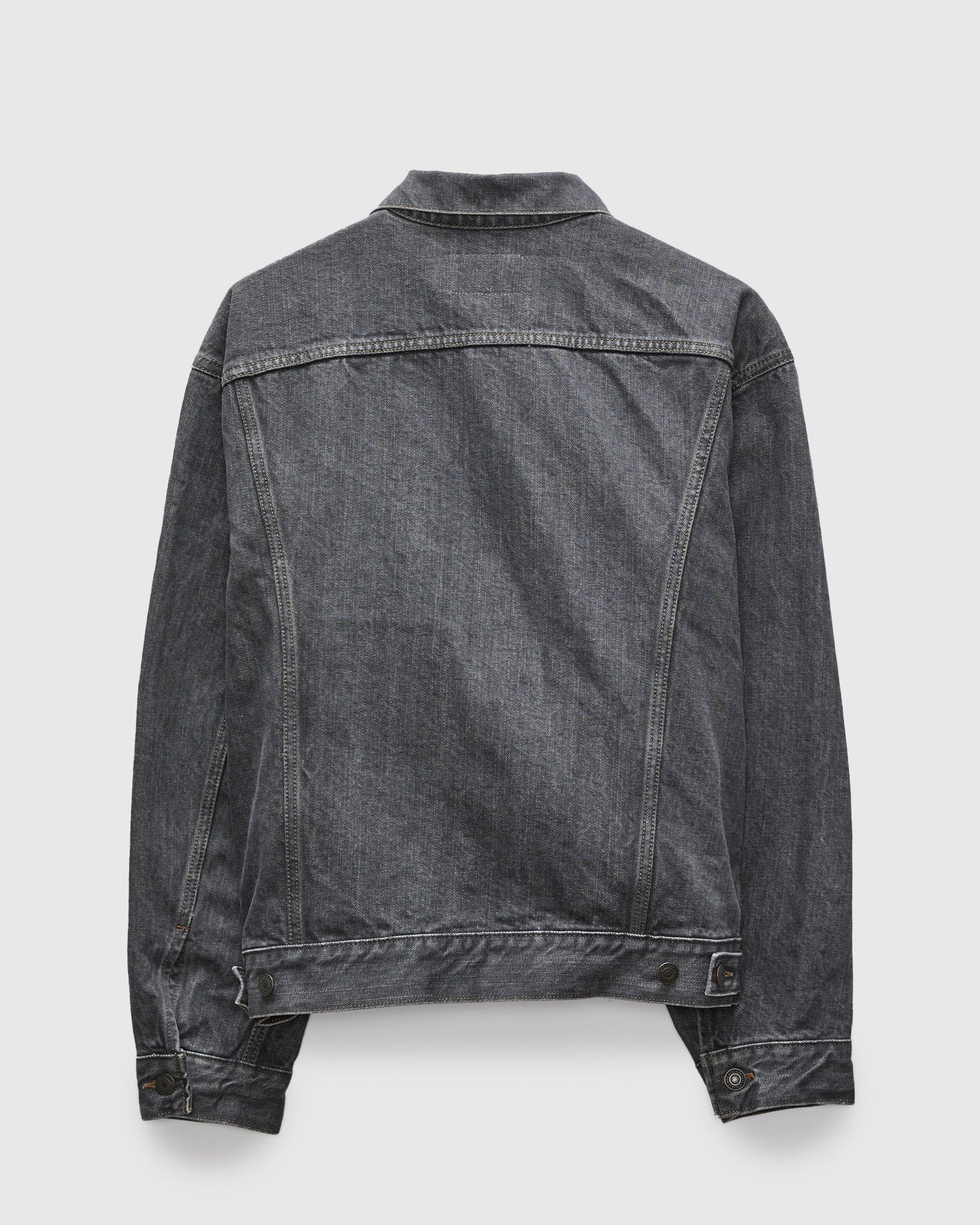 定価3.96万CIOTA Denim jacket Light Gray 40 4 Pocket Denim Jacket in Medium Grey – Blue Owl Workshop