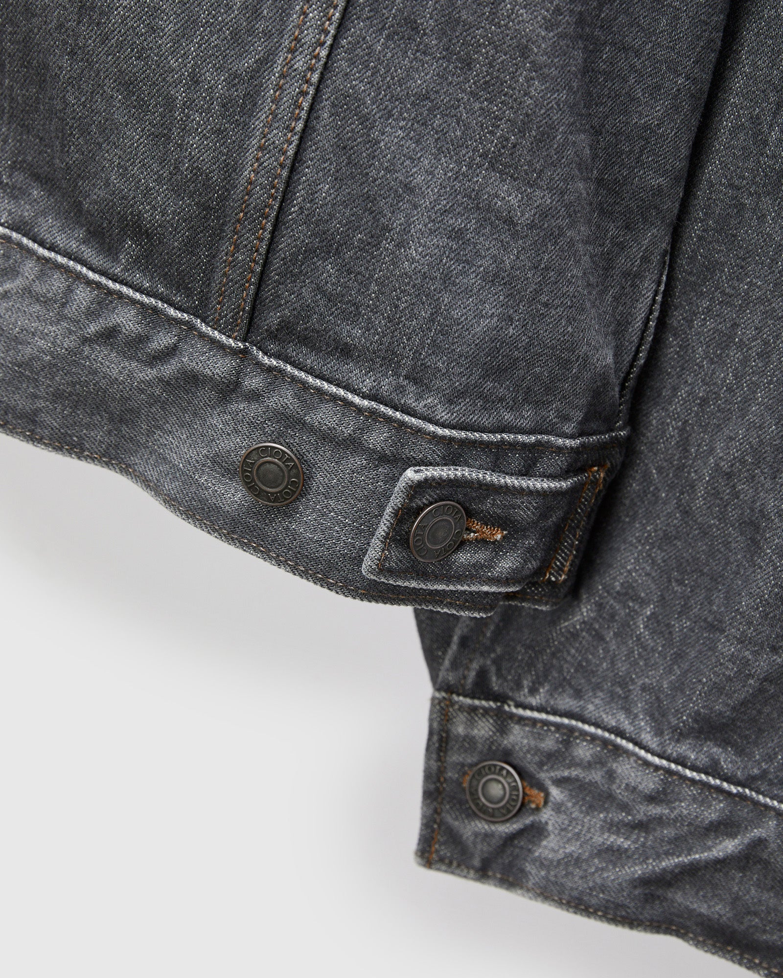 4 Pocket Denim Jacket in Medium Grey – Blue Owl Workshop