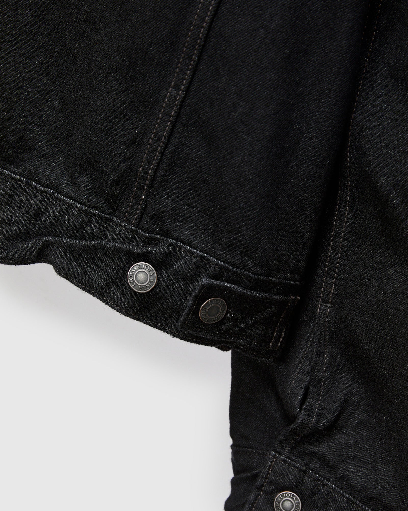 4 Pocket Denim Jacket in Rinse Black – Blue Owl Workshop