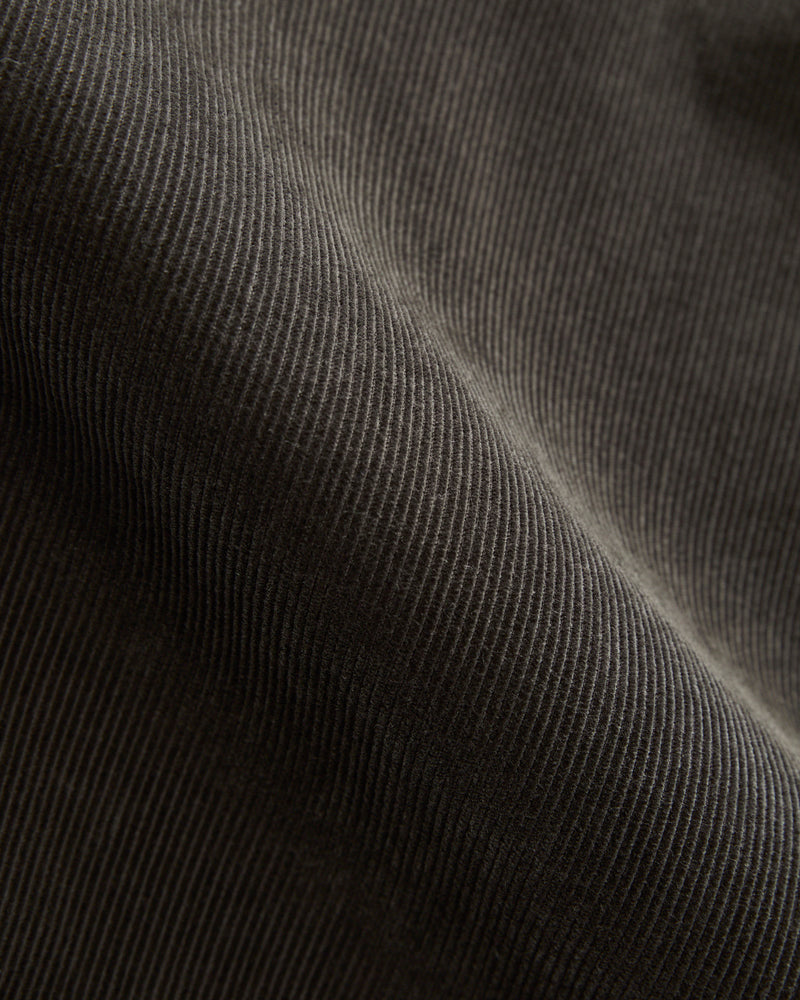 Baggy 5 Pocket Corduroy Pants in Charcoal Grey