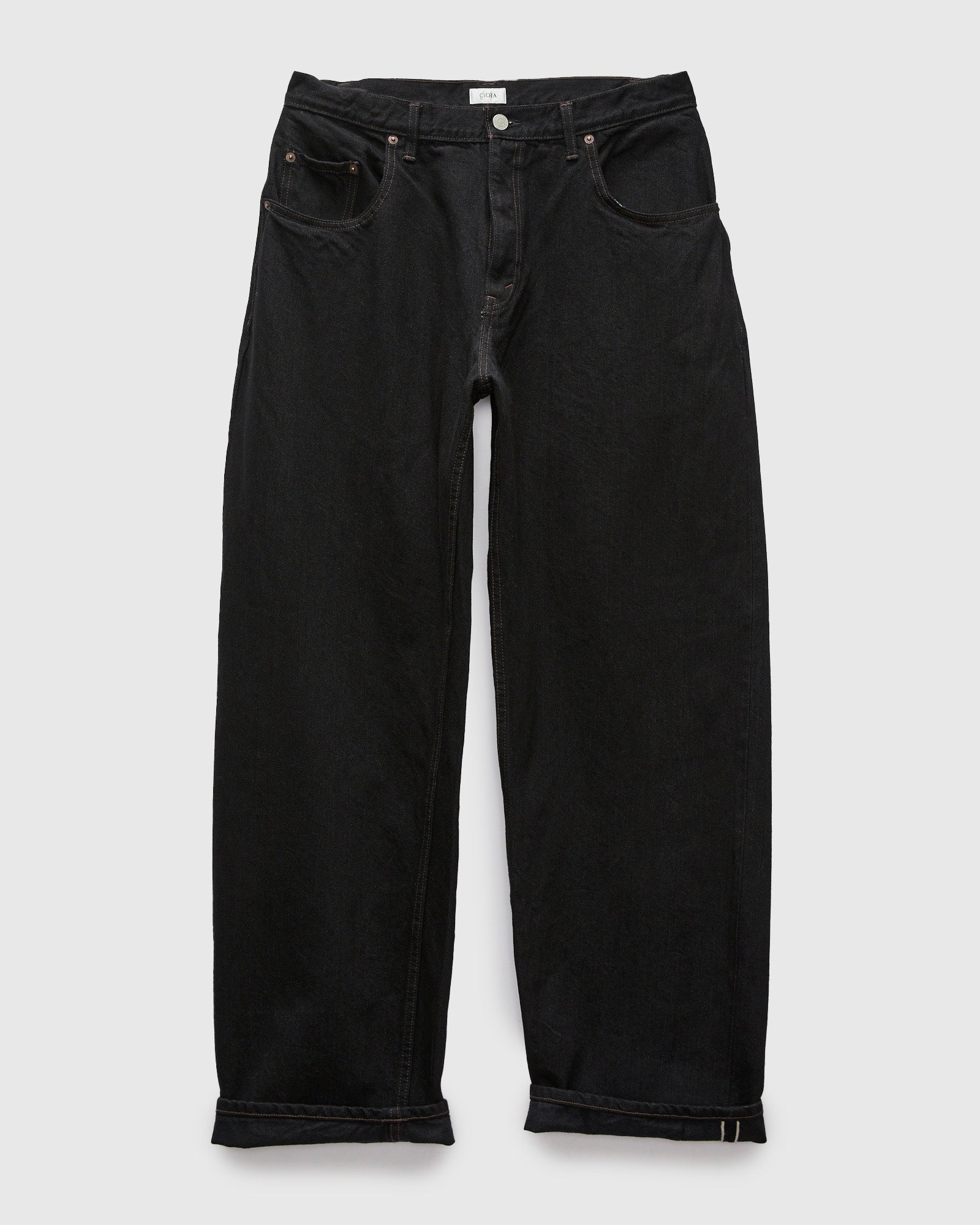 もす様　シオタ BAGGY 5 POCKET PANTS Black 32 Baggy 5 Pocket Pants - Medium Black