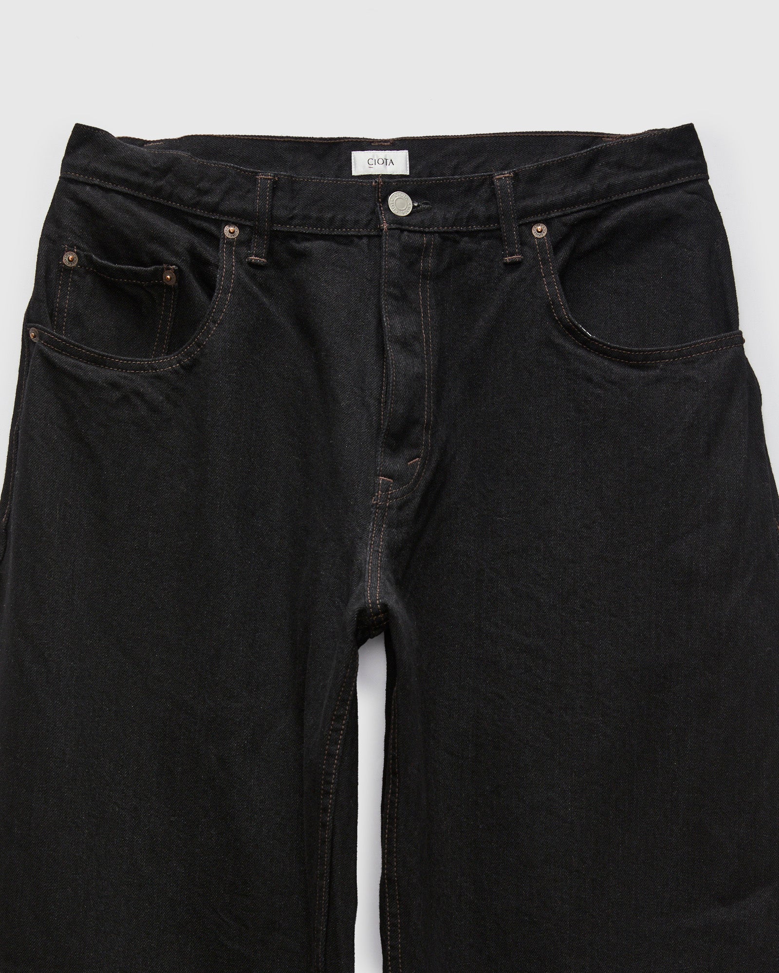 もす様　シオタ BAGGY 5 POCKET PANTS Black 32 DSC7722.jpg?v=1733899612