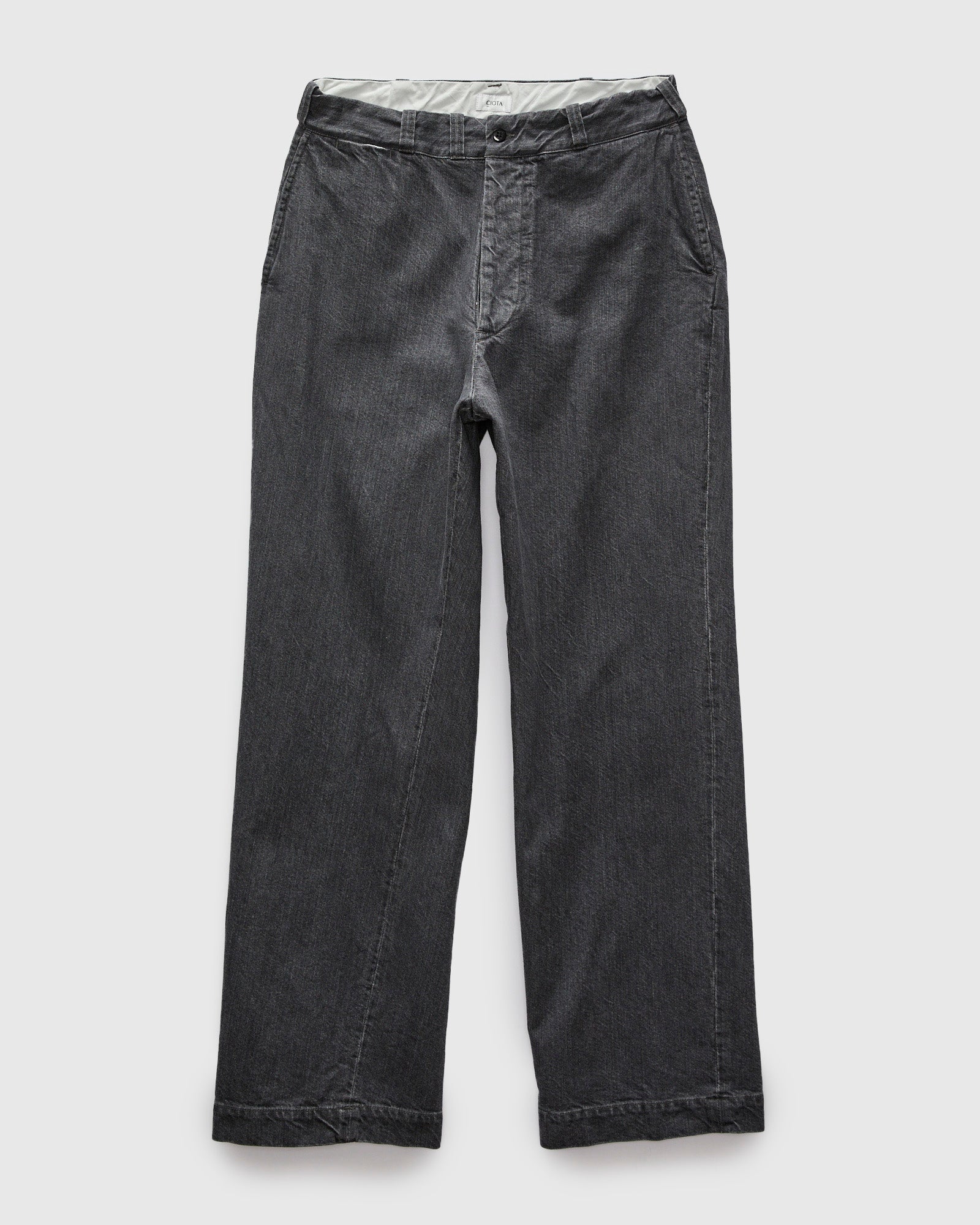 Denim Slacks in Medium Grey – Blue Owl Workshop