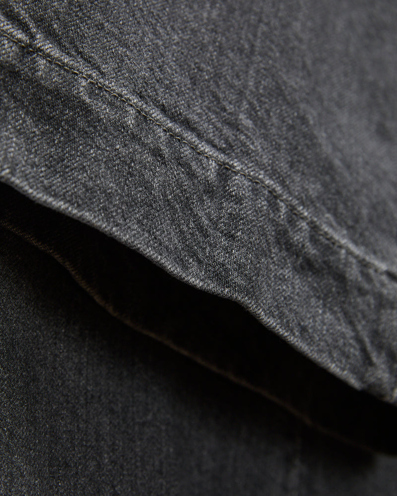 Denim Slacks in Medium Grey