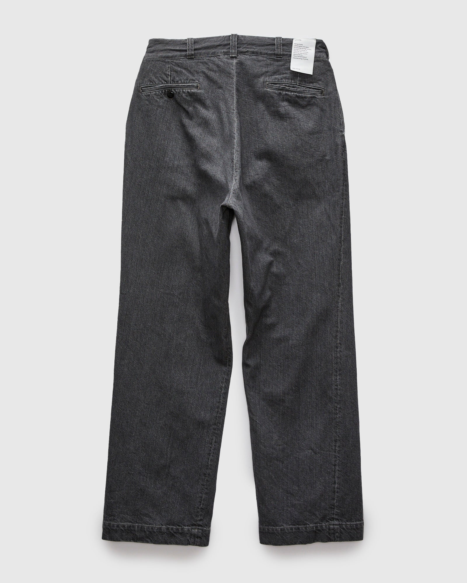 Denim Slacks in Medium Grey – Blue Owl Workshop