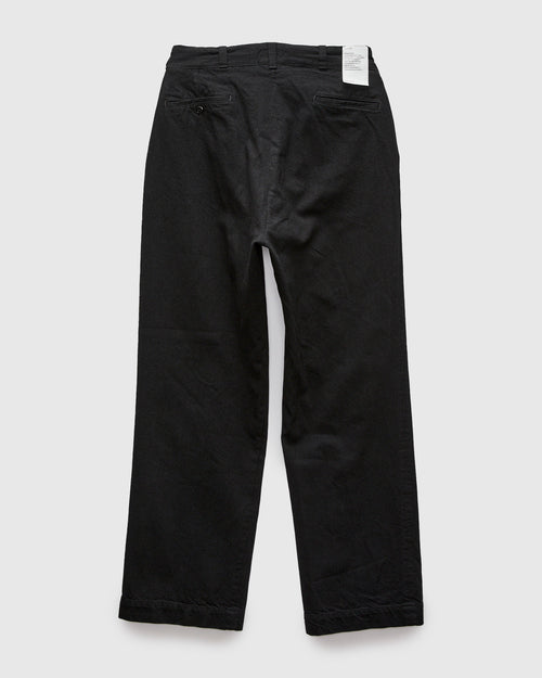 Denim Slacks in Rinse Black