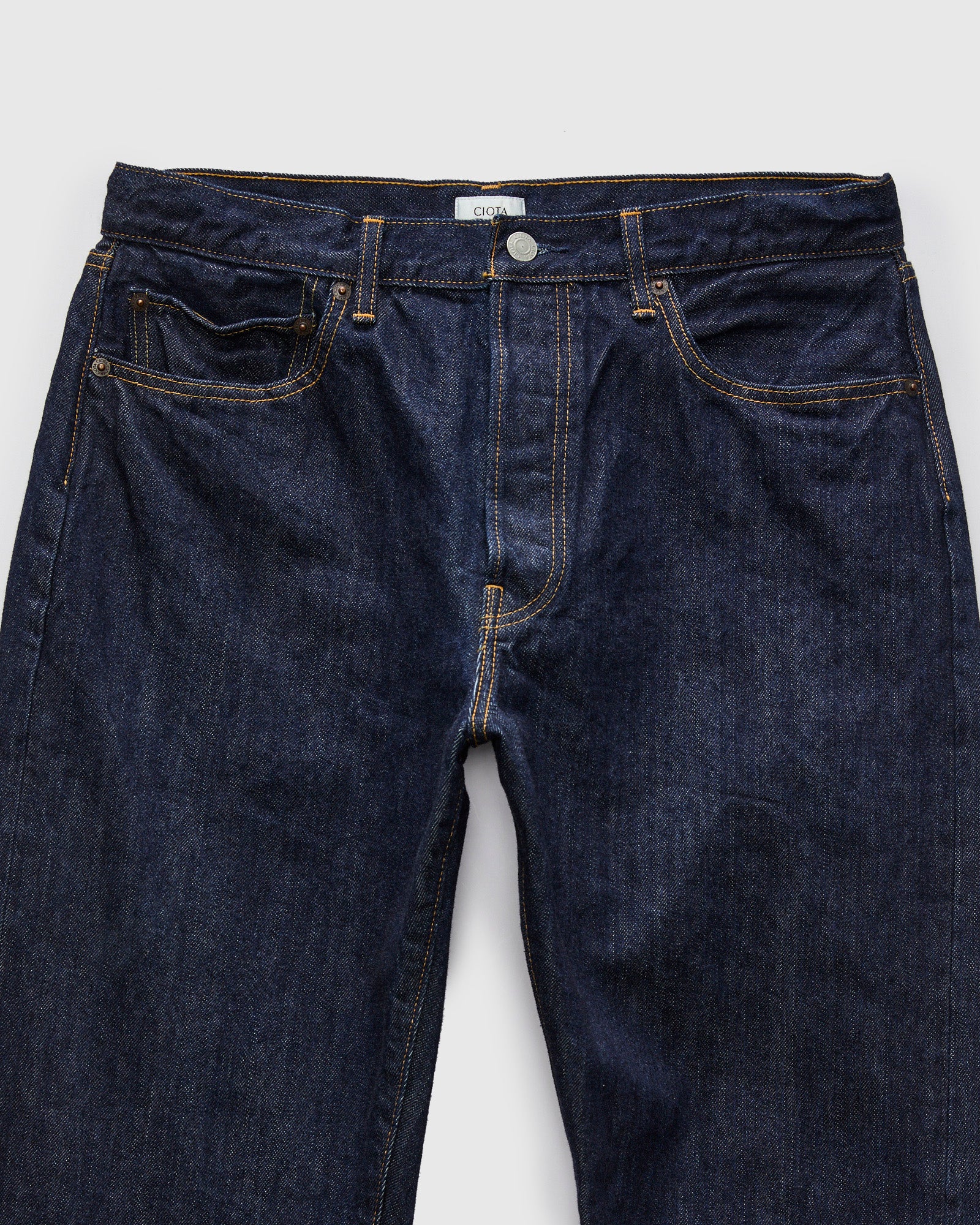 パンツ 5 Pocket Sarrouel Denim Pants - Indigo Nanamica 5 Pockets Denim Pants Indigo