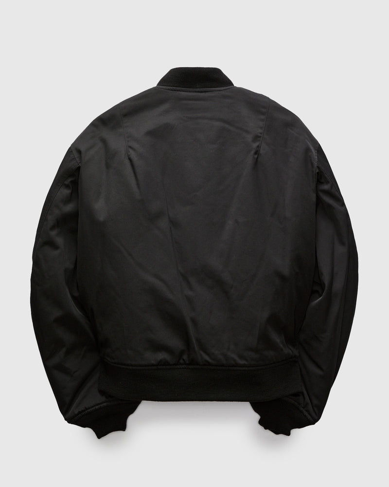 "Jet-Dyed" MA-1 Flight Jacket in Black
