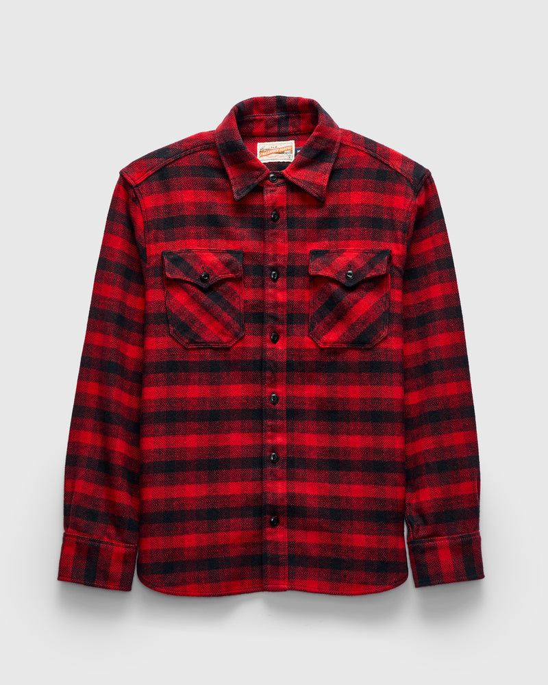Scout Shirt in Furnace Red Plaid