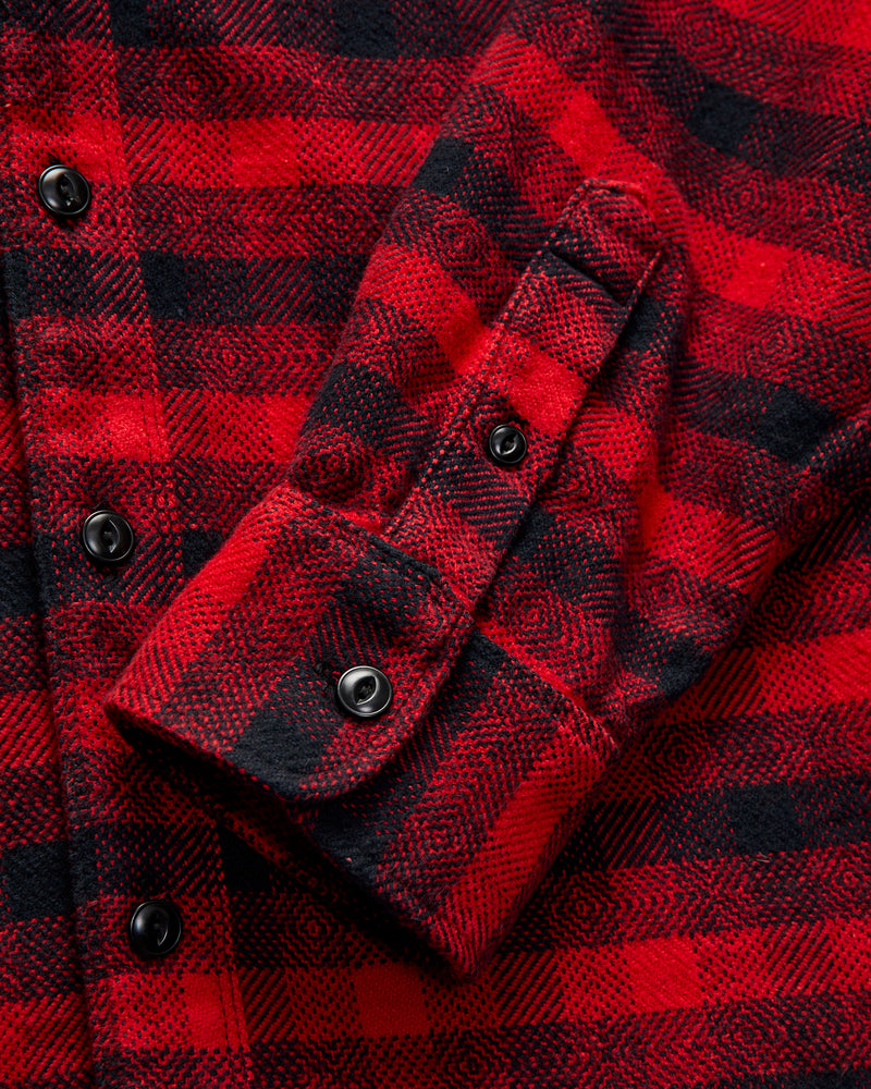 Scout Shirt in Furnace Red Plaid
