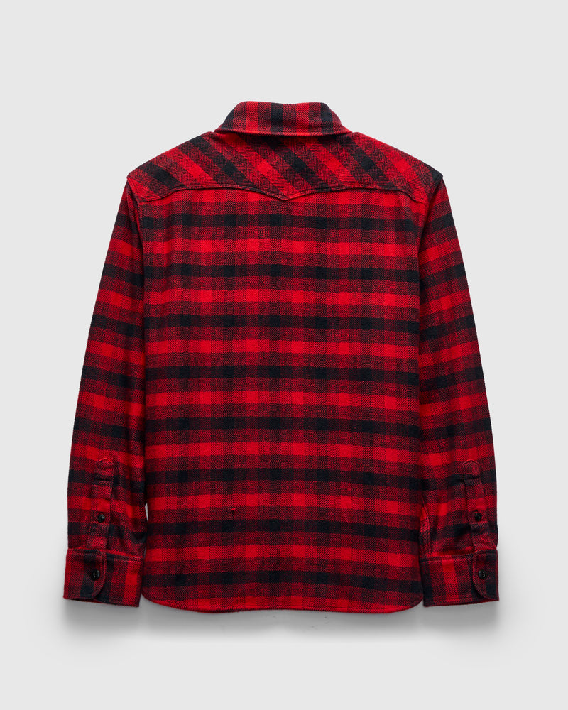 Scout Shirt in Furnace Red Plaid