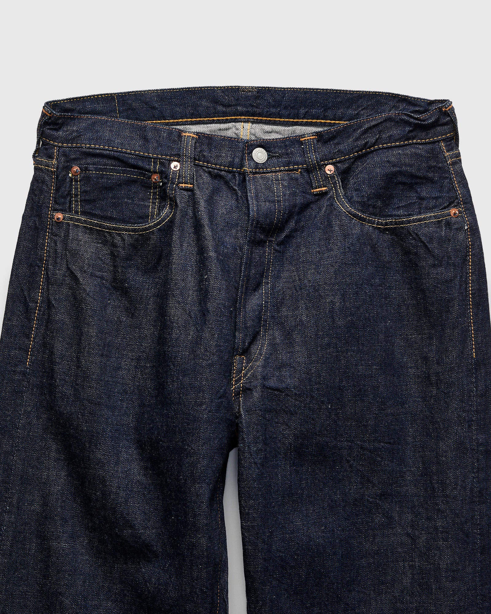 0105W 13.7oz Selvedge Denim - Wide Fit – Blue Owl Workshop