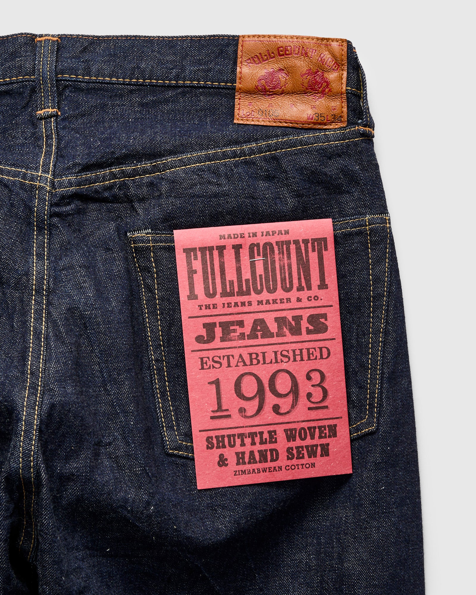 0105W 13.7oz Selvedge Denim - Wide Fit – Blue Owl Workshop