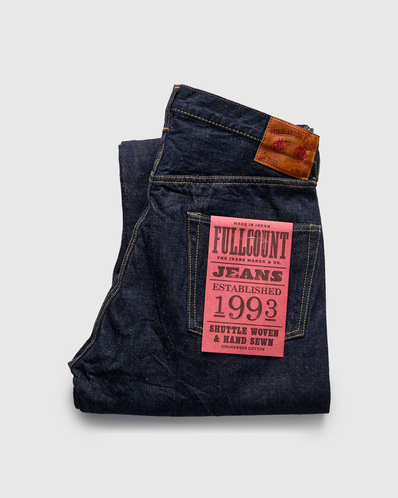 FULL COUNT フルカウント 0105 WIDE DENIM w38 FULLCOUNT（フルカウント） FULLCOUNT 0105 13.7oz Wide Denim One