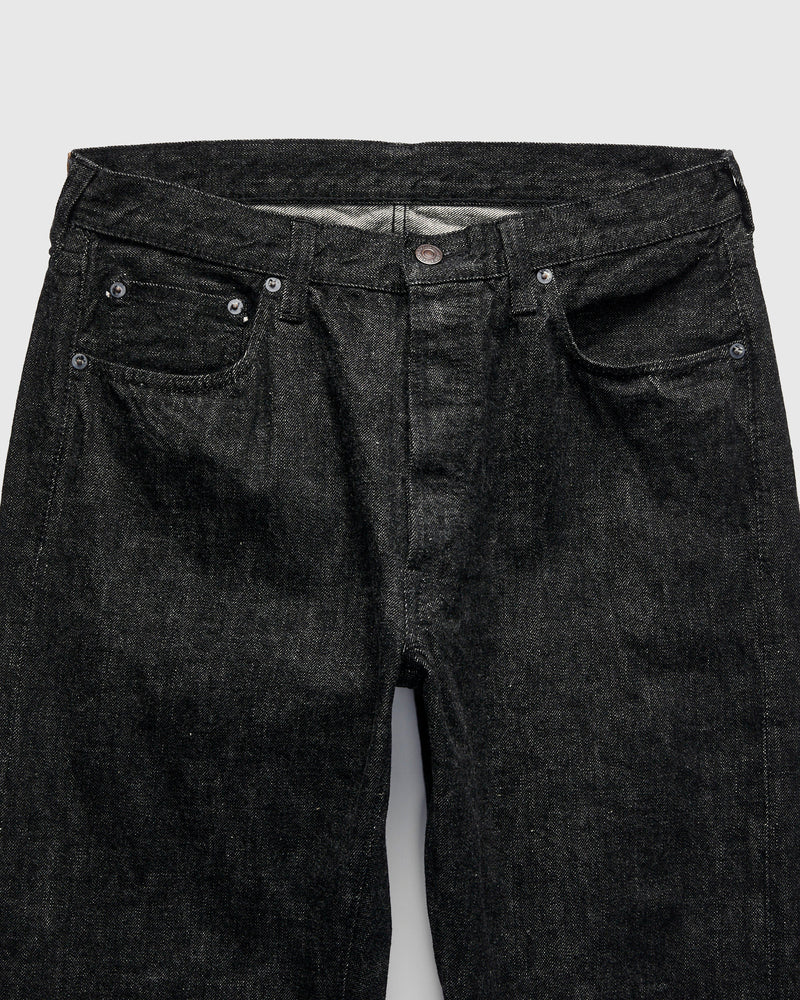 1101BK 13.7oz Black Selvedge Denim - Straight Fit