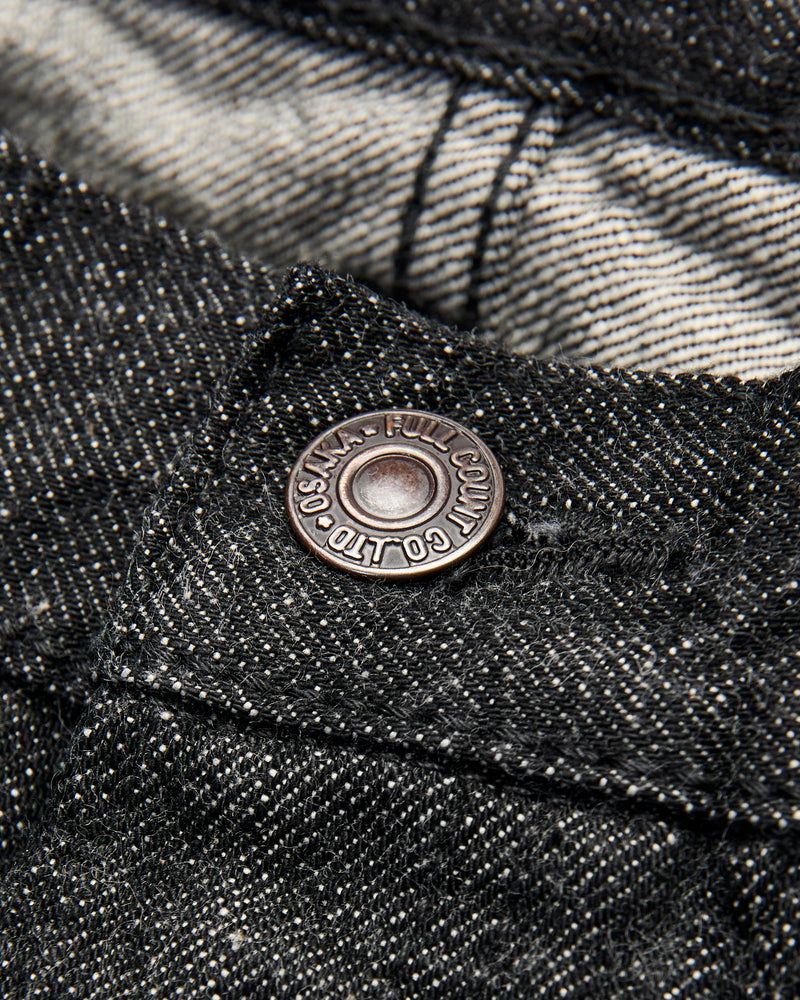 1101BK 13.7oz Black Selvedge Denim - Straight Fit