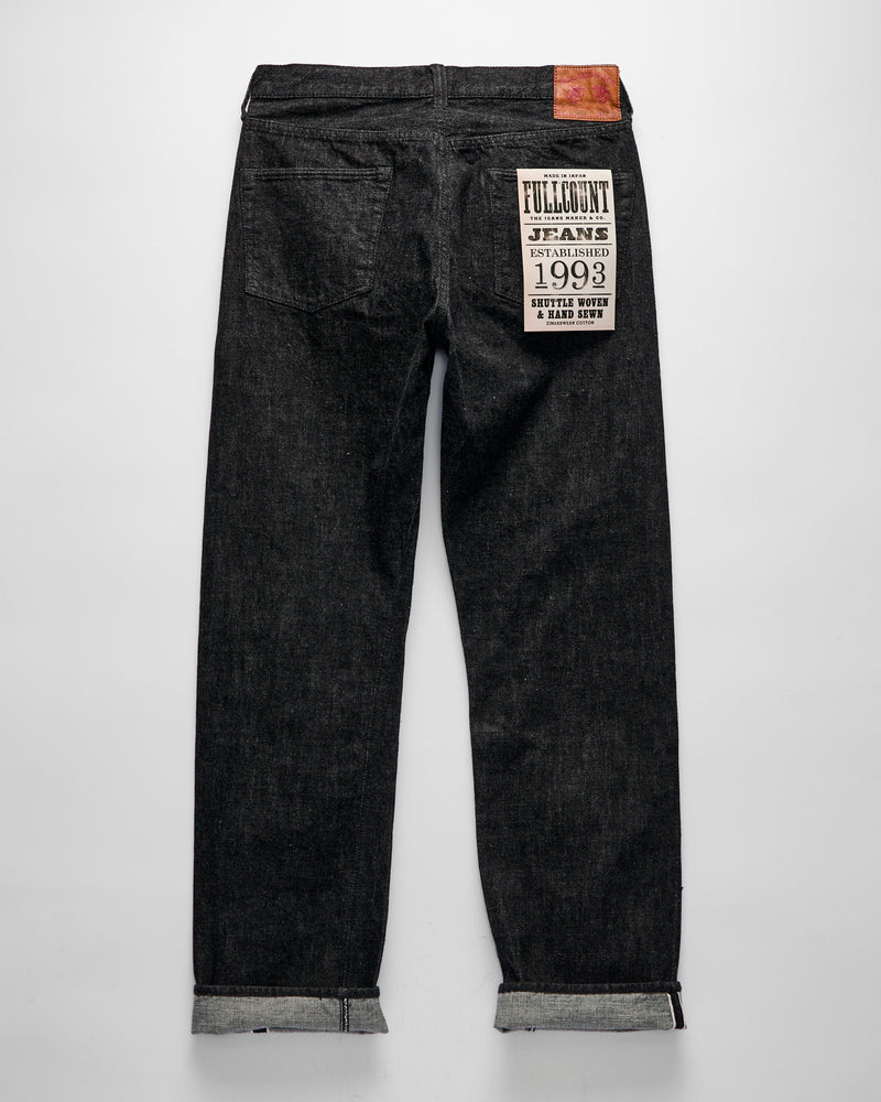 1101BK 13.7oz Black Selvedge Denim - Straight Fit