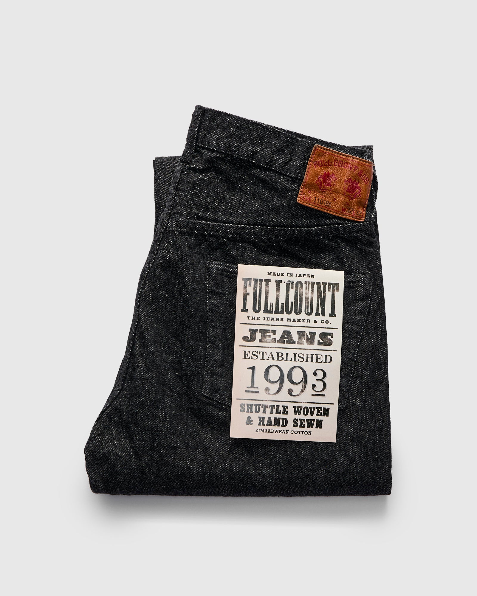 1101BK 13.7oz Black Selvedge Denim - Straight Fit – Blue Owl Workshop