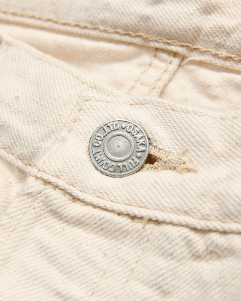 1101EC "Organic Natural" 13.7oz Ecru Selvedge Denim - Straight Fit