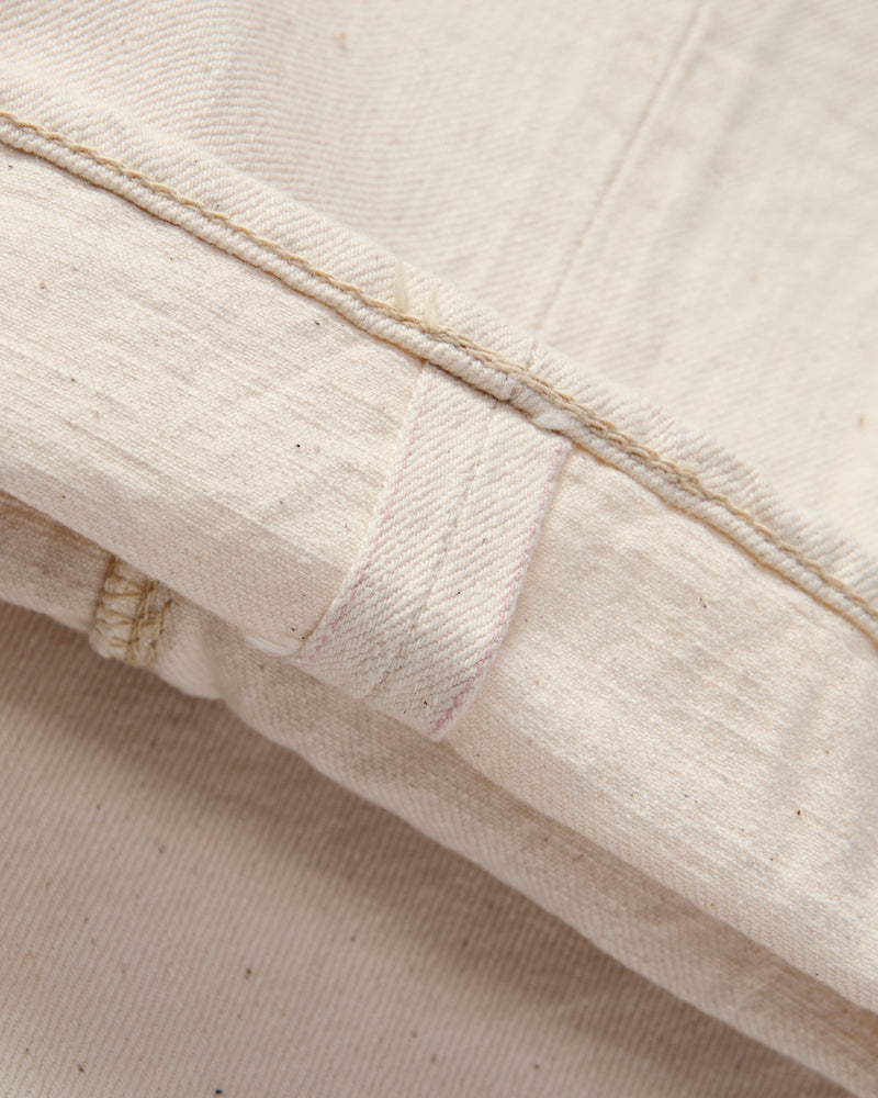 1101EC "Organic Natural" 13.7oz Ecru Selvedge Denim - Straight Fit