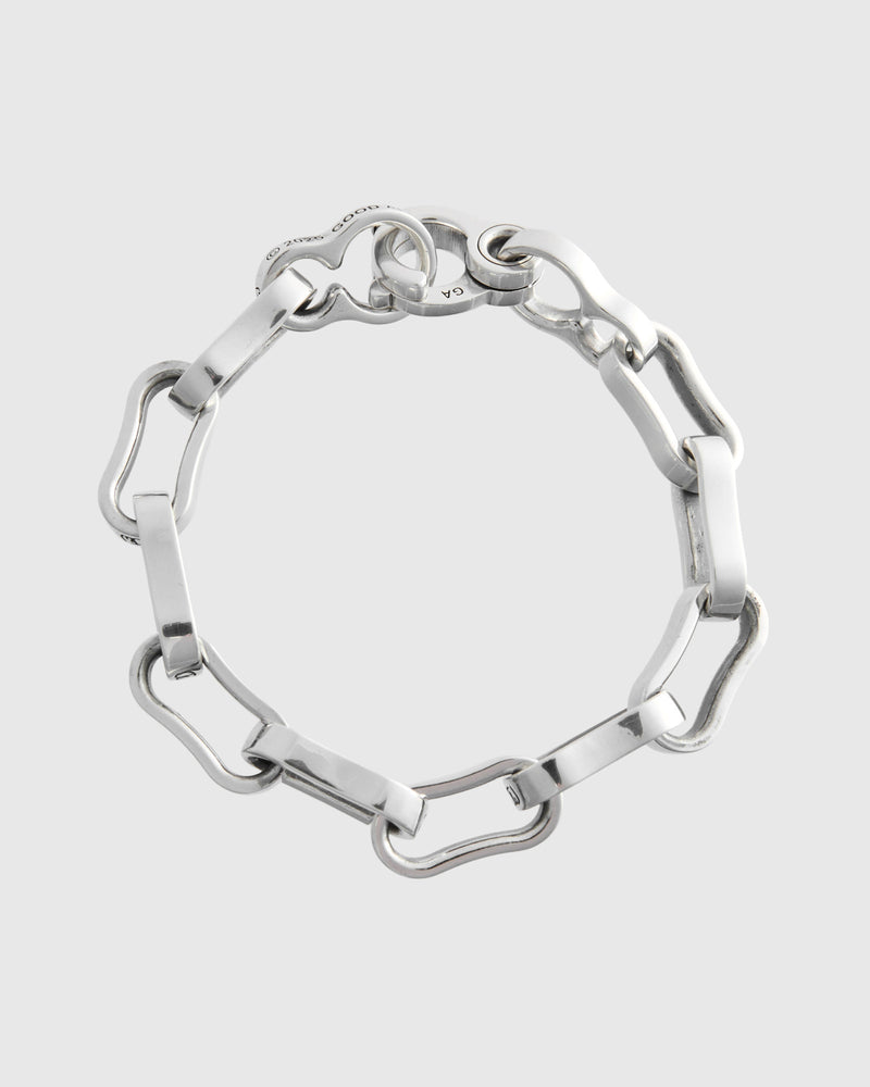 Bottle Chain Bracelet Size A in Sterling Silver