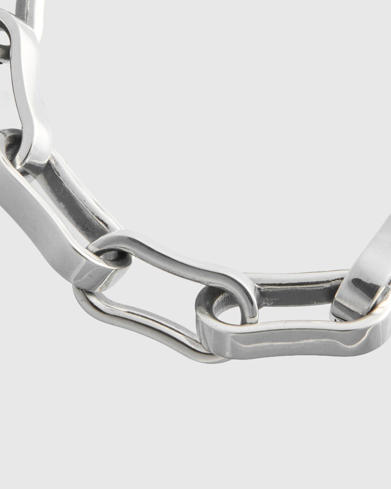 Bottle Chain Bracelet Size A in Sterling Silver