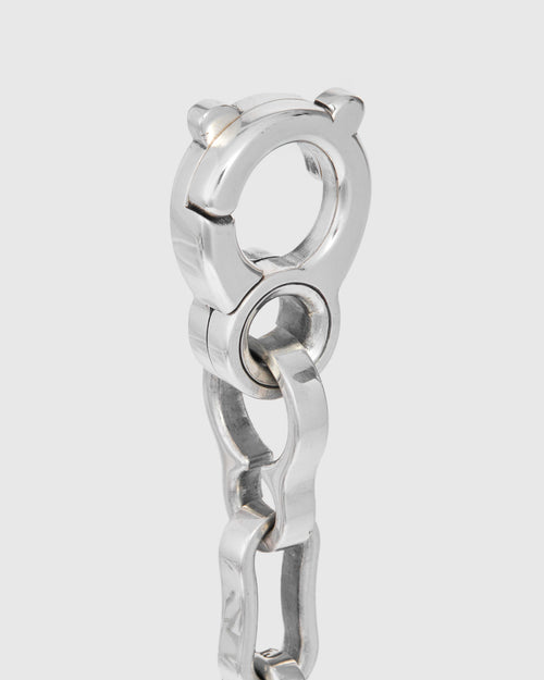 Bottle Chain Keychain Size B in Sterling Silver